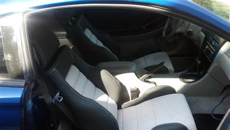 For Sale Corbeau Gts 2 Black Leather Grey Microsuede New Mustang