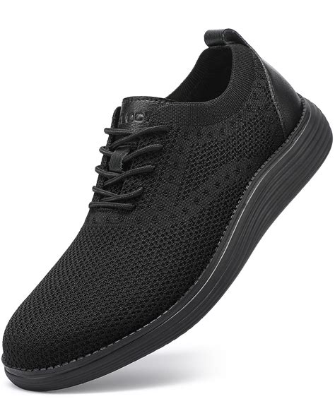wide shoes  mens casual dress sneakers business oxfords mesh