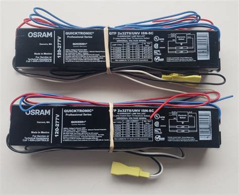 Osram Quicktronic Lighting Ballast QTP 2x32T8 UNV ISN SC Lot Of 2