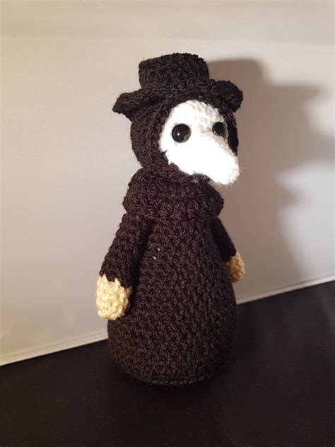 Plague Doctor Crochet Figure - Etsy