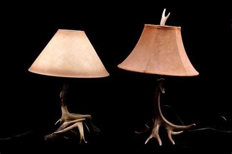Antler Electric Lamps Pair Circa Late 1900s Sold At Auction On 11th