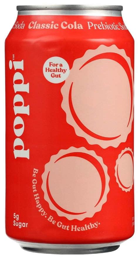 Poppi Prebiotic Cola Classic Fo Pack Of Bulk Cold Drinks