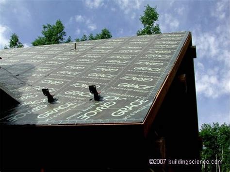 Self Adhering Bituminous Membrane Covers The Entire Roof Of This Cold