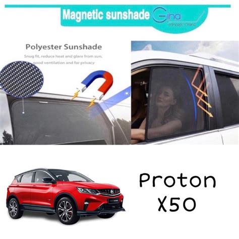 6pcs Magnetic Sunshade Proton X50 Custom Fit Sun Shade Magnet Shade