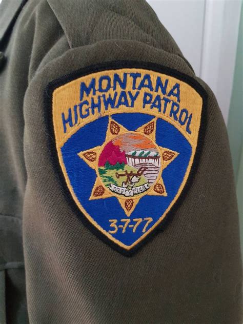 Vintage Montana Highway Patrol Uniform Jacket and Shirt - Etsy