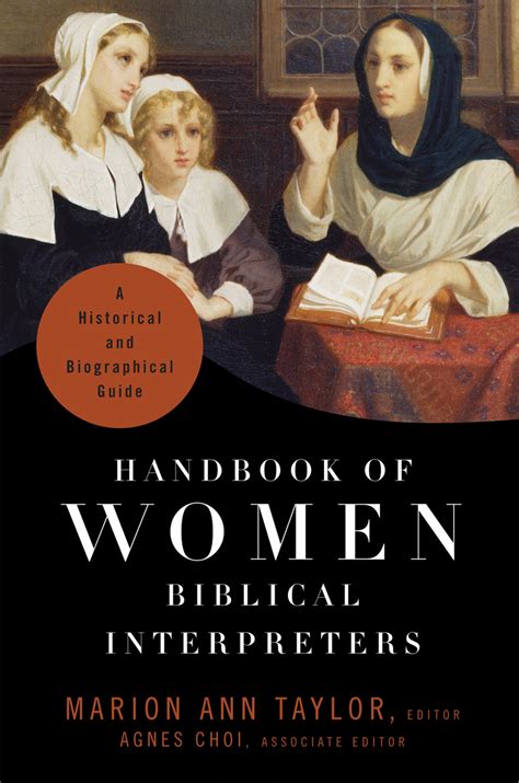 Handbook Of Women Biblical Interpreters Baker Publishing Group