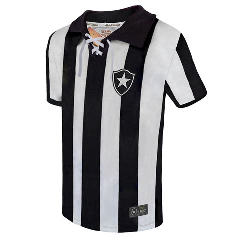 Camisa Botafogo 1907 Retrô Vintage Oficial Omni Sports