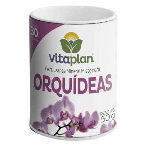 Fertilizante Liberação Lenta Orquídea Pastilha 50g vitaplan Leroy Merlin