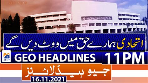 Geo Headlines Pm Th November Tv Shows Geo Tv