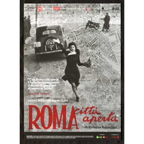 Locandina ROMA CITTA APERTA Anna Magnani Roberto Rossellini Aldo