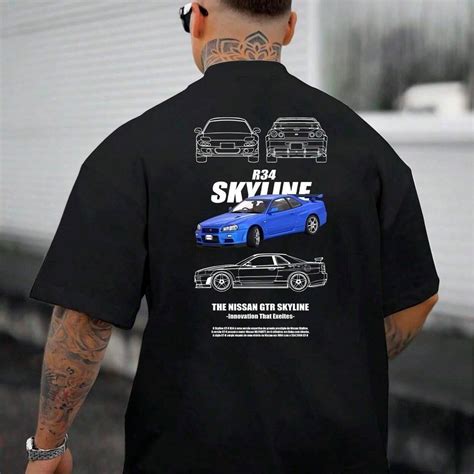 Camiseta B Sica Carro Skyline R Paul Retro Velozes E Furiosos Brian