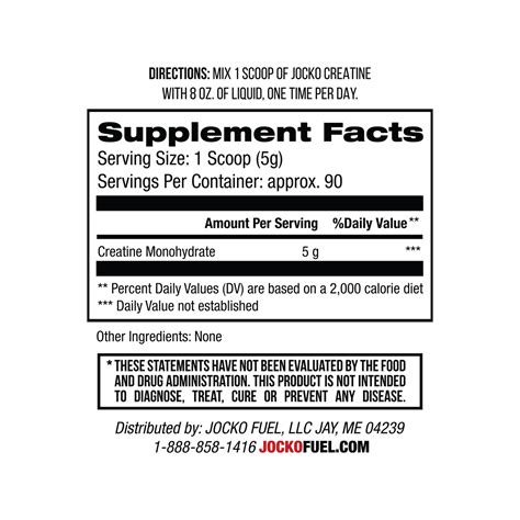 Jocko Creatine Case 12 Units Jocko Fuel Wholesale