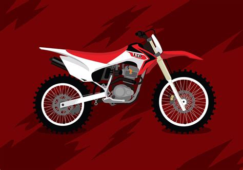 Dirt Bike Vector 132730 Vector Art At Vecteezy