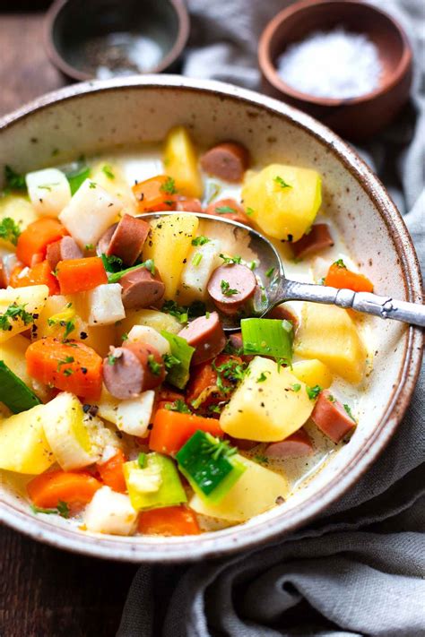 Omas Kartoffelsuppe Mit W Rstchen Super Einfach Kochkarussell