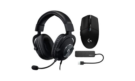 Logitech G Pro X Gaming Headset With Logitech G305 Wireless Gaming Mouse Bundle Groupon