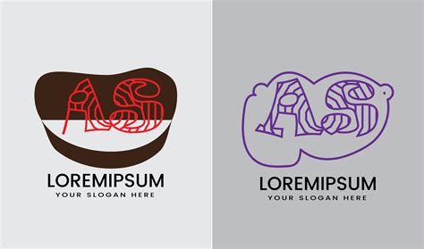 abstract monogram letter logo vector design  vector art  vecteezy