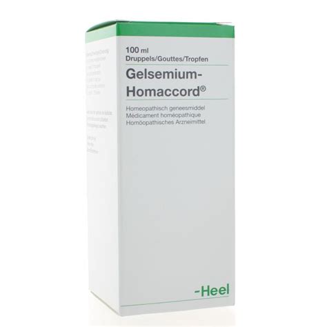 HEEL GELSEMIUM HOMACCORD 100 ML : Gouttes | Pharmacodel, votre ...