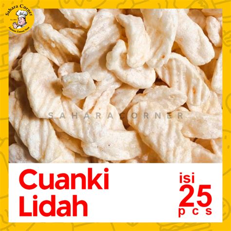 Jual Cuanki Lidah Isi 25 Pcs Topping Baso Aci Cuanki Lidah Shopee