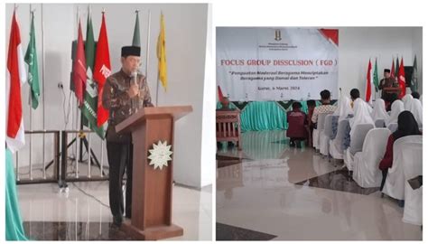 Kepala Kemenag Garut Mendorong Penguatan Moderasi Beragama Melalui Fgd