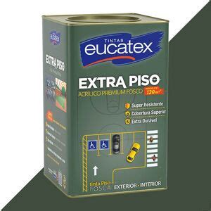 Tinta Eucatex Extra Piso L Cinza Escuro Acrilico Premium Leroy Merlin