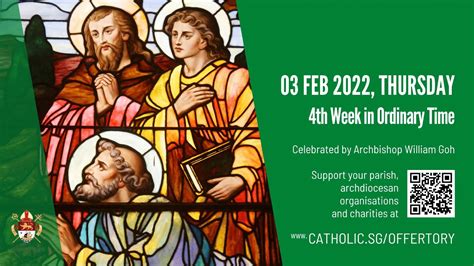 Catholic Weekday Mass Today Online Thursday Th Week In Ordinary