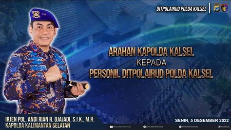 Syukuran Hut Polairud Ke 72 Ditpolairud Polda Kalsel YouTube