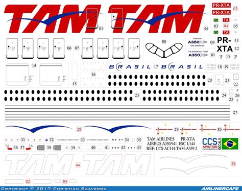 Ccs Decals Airbus A350 900 21440 Airlinercafe