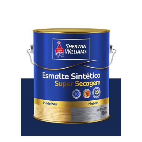 SHERWIN WILLIAMS ESMALTE SINTÉTICO SUPER SECAGEM AZUL DEL REY 3 6L