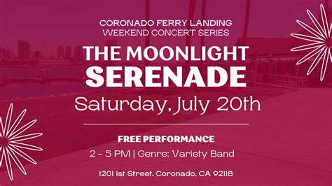 The Moonlight Serenade Orchestra - Weekend Concert - Coronado Ferry Landing