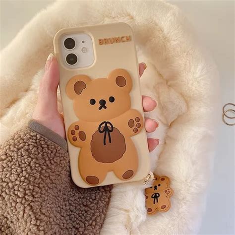 Brunch Bear Iphone Case With Charm Waw Cases