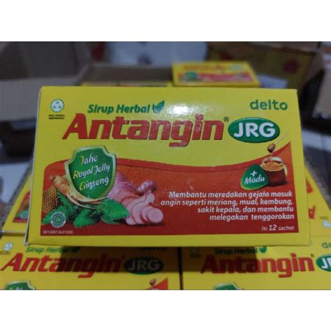 Jual Antangin Jrg Sirup Herbal Box Sachet Shopee Indonesia