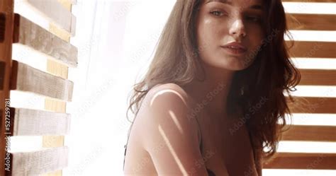 Close Up Sexy Woman In Lingerie Beautiful Lady In Elegant Lingerie