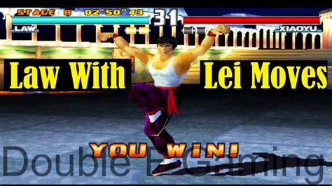 Law With Lei Best Moves Gameplay Tekken Arcade Version Remake