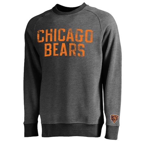 Men's Chicago Bears NFL Pro Line Gray Monument Crew Sweatshirt ...