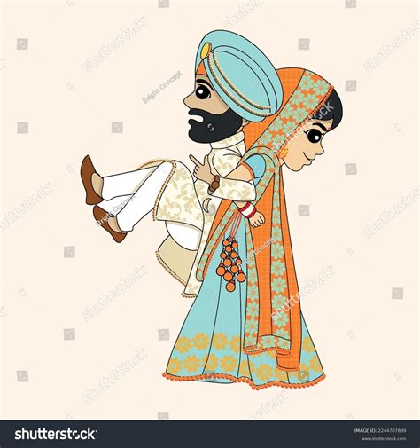 127 Punjabi Wedding Cards Images Stock Photos Vectors Shutterstock