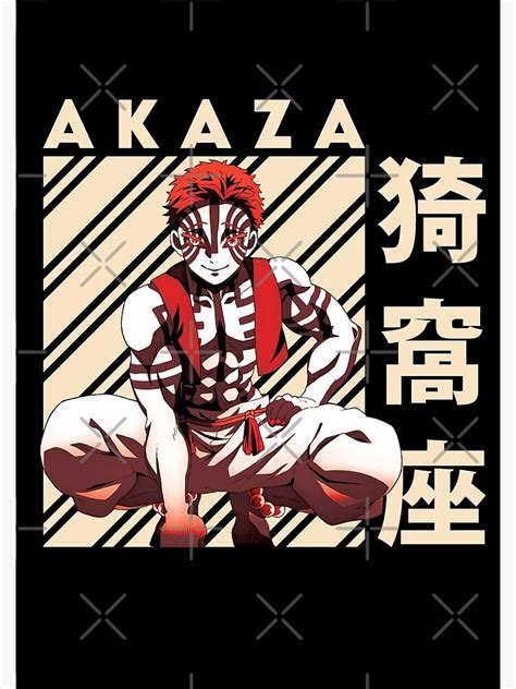 Akaza Poster For Sale By Dezain1 Redbubble