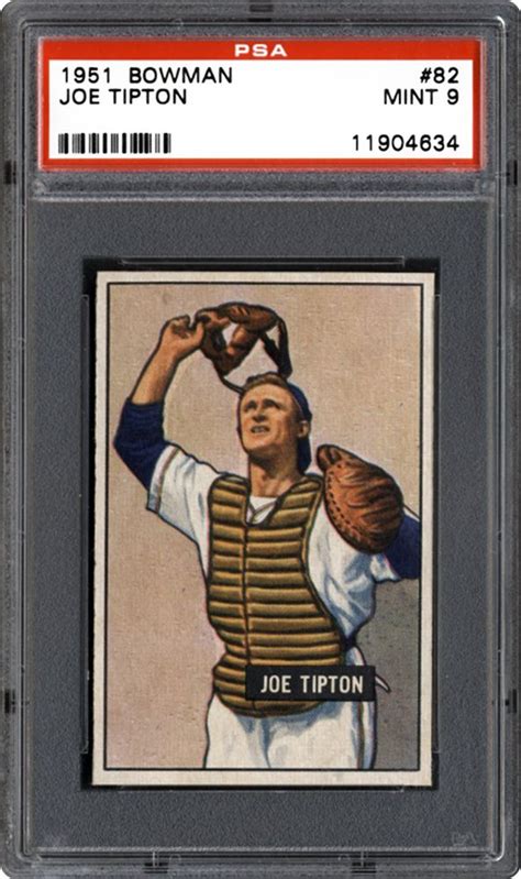 Auction Prices Realized Baseball Cards 1951 Bowman Joe Tipton