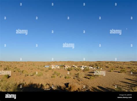 Uzbekistan Nurota Tumani Yurts For Tourists In The Kizilkum Desert