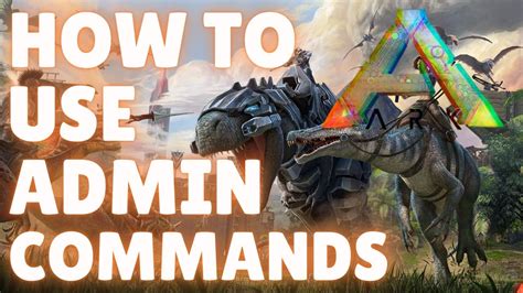 How To Get Admin Commands On Ark Youtube