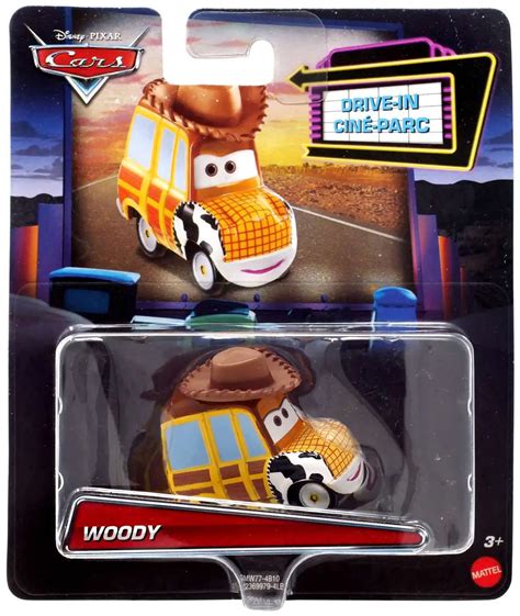 Disney Pixar Cars Drive-In Woody 155 Diecast Car Mattel Toys - ToyWiz