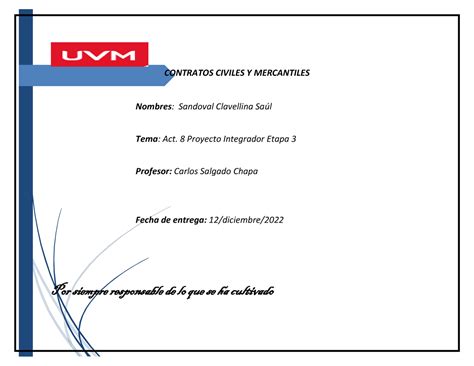 A Proyecto Integrador Etapa Contratos Civiles Y Mercantiles