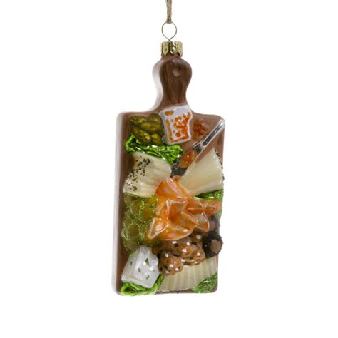 Cheese Board Glass Ornament From Cody Foster And Co Urban General Store