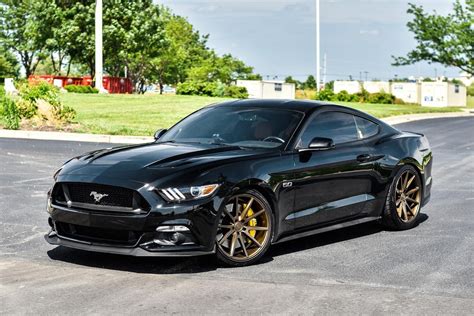 Ford Mustang S550 Black Vossen Vfs 1 Wheel Front