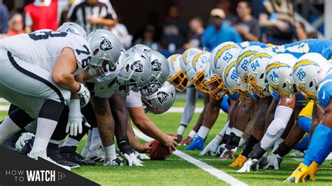 How To Watch Chargers Vs Raiders On October