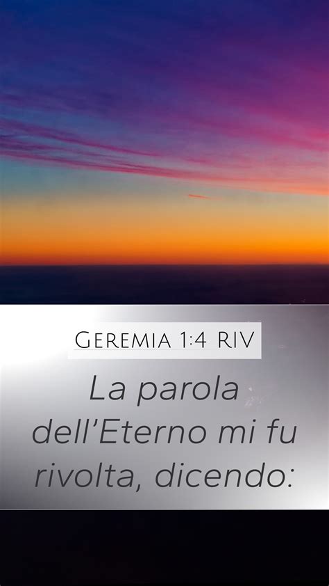 Geremia Riv Mobile Phone Wallpaper La Parola Delleterno Mi Fu