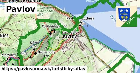 Turistick Mapa Pavlov Oma Sk