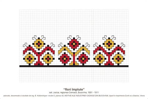 Semne Cusute Motive Flori Implute P M Cross Stitch Embroidery