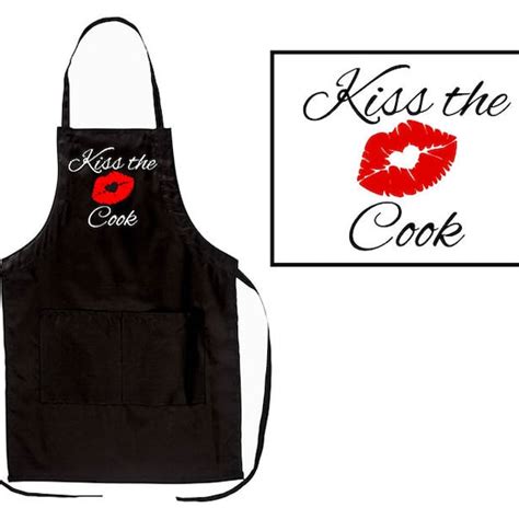 Kiss The Cook Apron Etsy