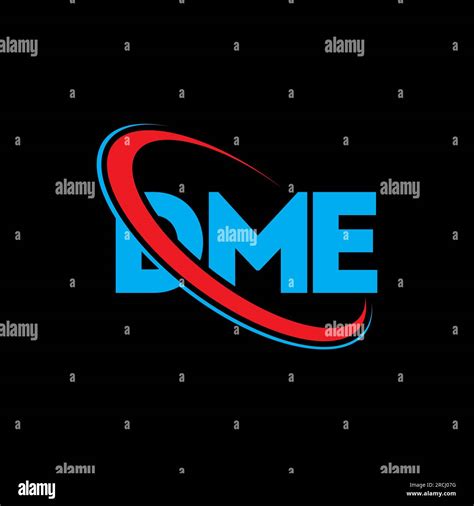 DME logo. DME letter. DME letter logo design. Initials DME logo linked with circle and uppercase ...