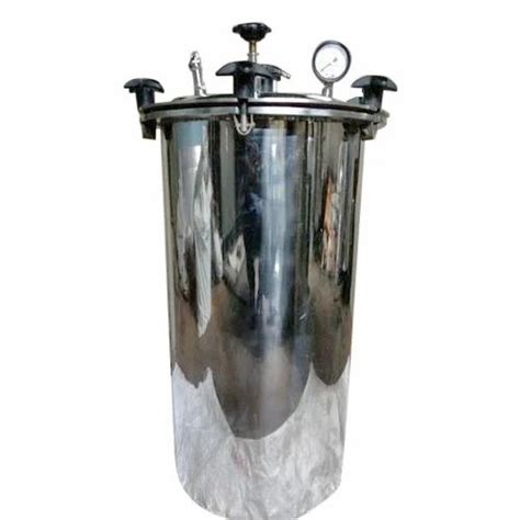 Stainless Steel 15 Liter 2 KW SS Vertical Autoclaves At Rs 25000 In Mumbai